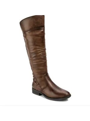 Женские сапоги BARETRAPS Brush Brown со шнуровкой Averil с круглым носком на блочном каблуке 8,5 м