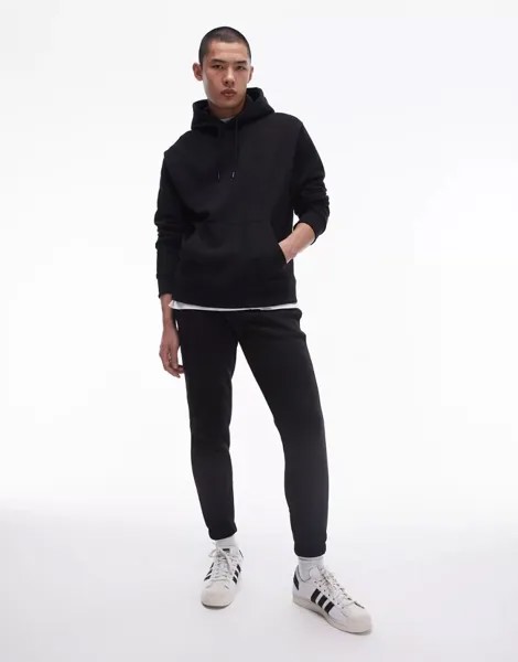 Черные джоггеры скинни Topman