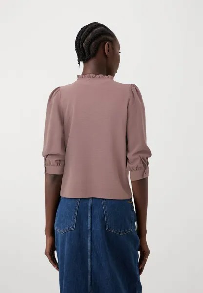 Блуза VIALBERTE 3/4 SLEEVES VNECK VILA, цвет Twilight Mauve
