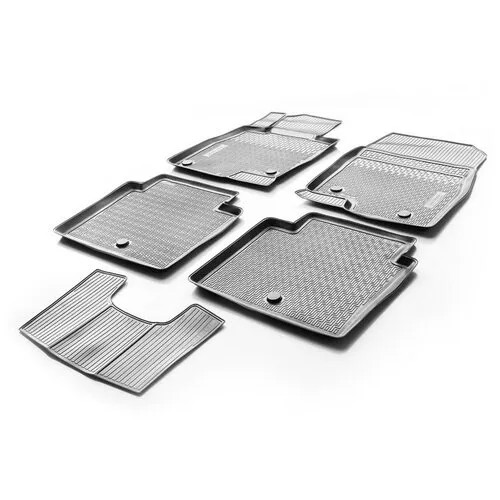 Комплект ковриков RIVAL 13802001 5 шт. черный