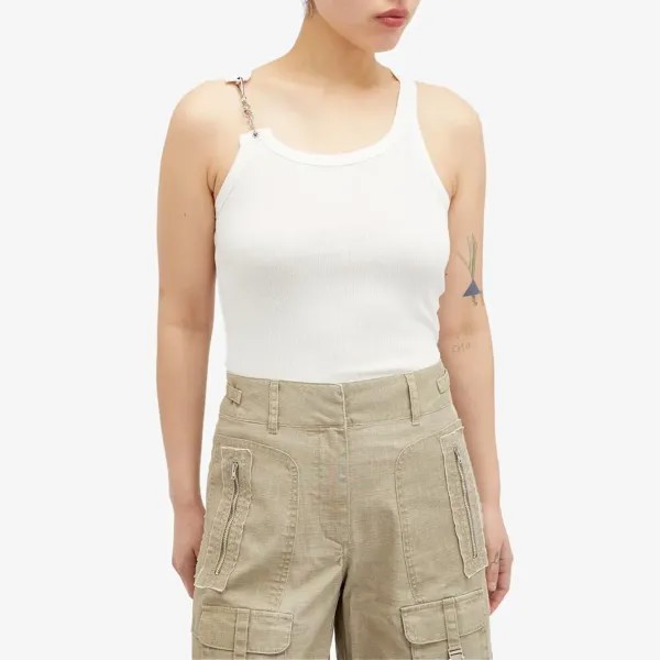 Жилет с цепочками Acne Studios, белый