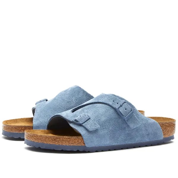 Сандалии Birkenstock Zürich, цвет Elemental Blue Suede