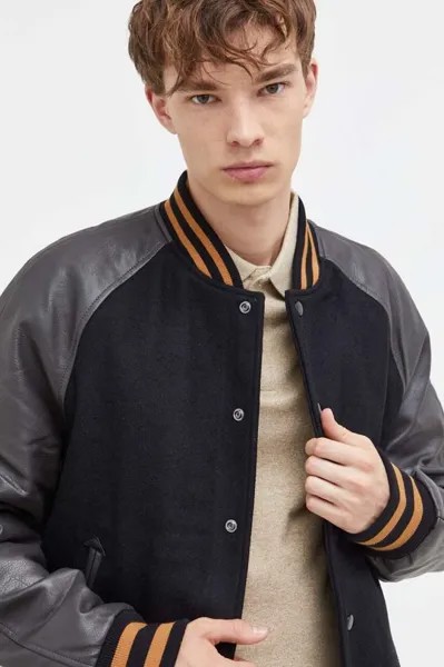 Куртка-бомбер Superdry, черный