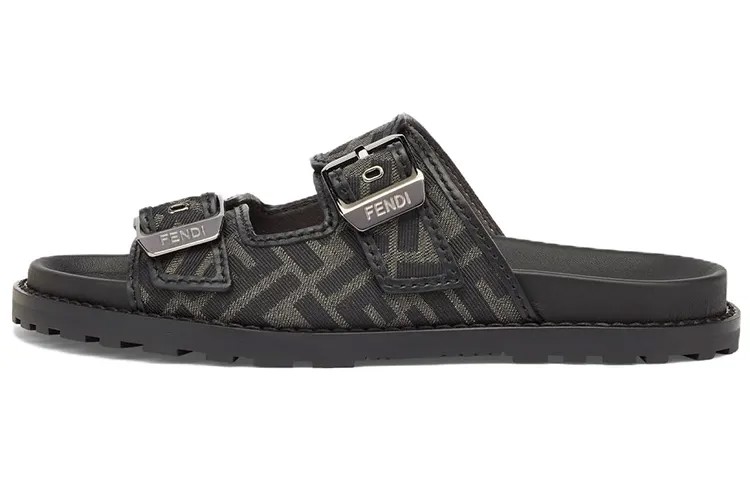 Сандалии с пряжкой и логотипом FF Fendi