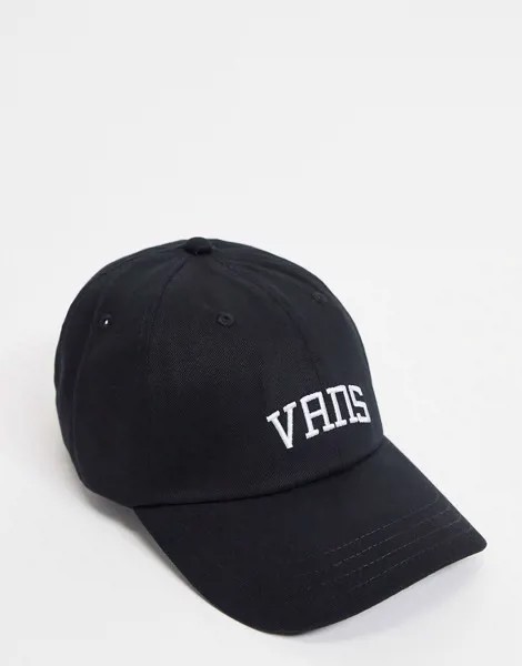 Черная кепка Vans New Varsity Curved Bill Jockey-Черный цвет