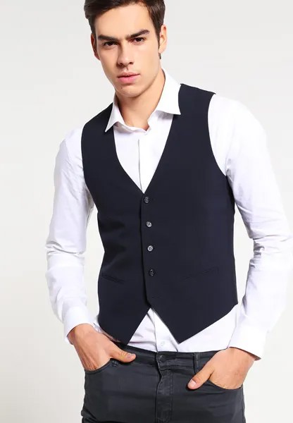 Жилет для костюма MENS WAISTCOAT FOR SUIT SLIM FIT Lindbergh, темно-синий