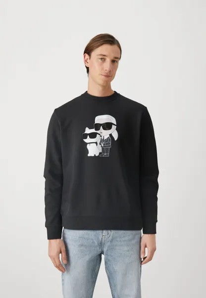 Толстовка CREWNECK KARL LAGERFELD, цвет black