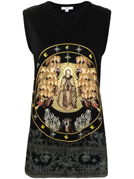 Givenchy Pre-Owned футболка без рукавов с принтом
