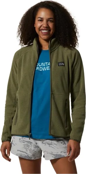 Куртка Polartec 200 Full Zip Jacket Mountain Hardwear, цвет Stone Green Heather