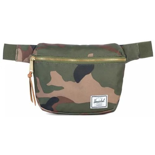 Сумка поясная Herschel Fifteen (2 L зеленый камуфляж)