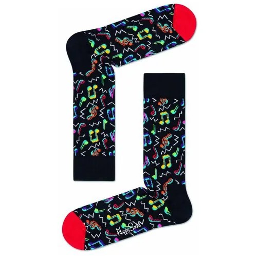 Носки Happy Socks, размер 25, красный, лиловый