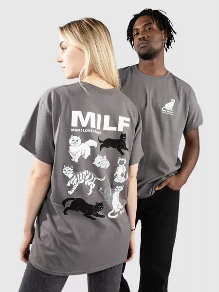 Футболка Man I Love Felines Ripndip, черный