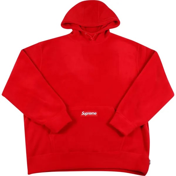 Худи Supreme Polartec, красный