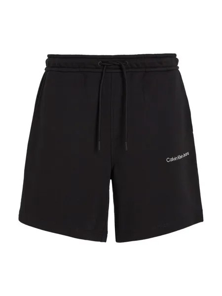 Спортивные шорты институциональные короткие Calvin Klein, черный