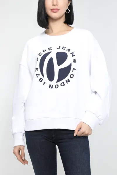 Свитшот женский Pepe Jeans London PL581314 белый L