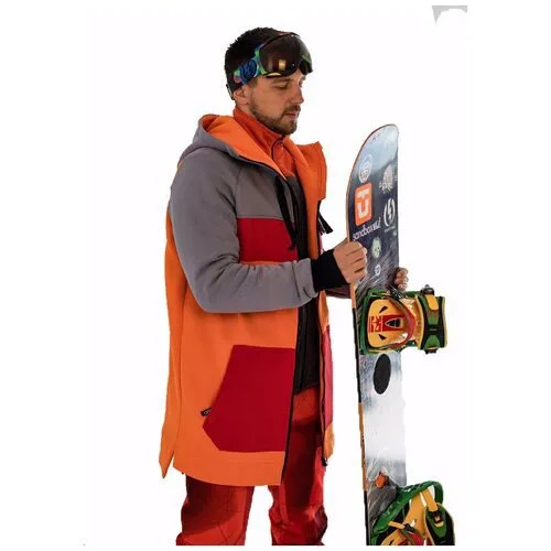 Худи Once 2022 Orange-Red-ZIP, M