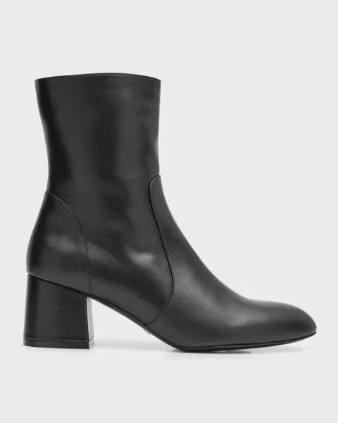 Кожаные ботильоны на молнии Stuart Weitzman