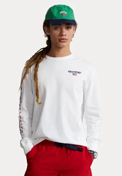 Футболка с длинным рукавом Long Sleeve Unisex Polo Ralph Lauren, белый