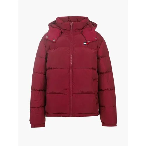Пуховик Tommy Jeans, размер L, фиолетовый