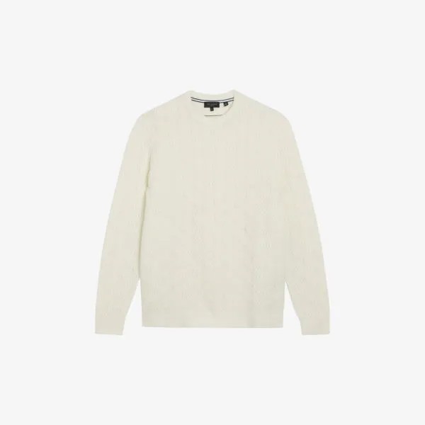 Джемпер крючковой вязки Ted Baker, экрю