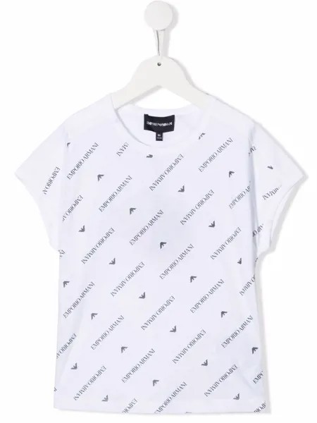 Emporio Armani Kids футболка с логотипом