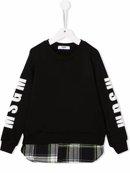 MSGM Kids толстовка с логотипом