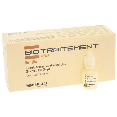 Brelil Professional BioTraitement Repair Лосьон для волос восстанавливающий, 10 мл, 12 шт.