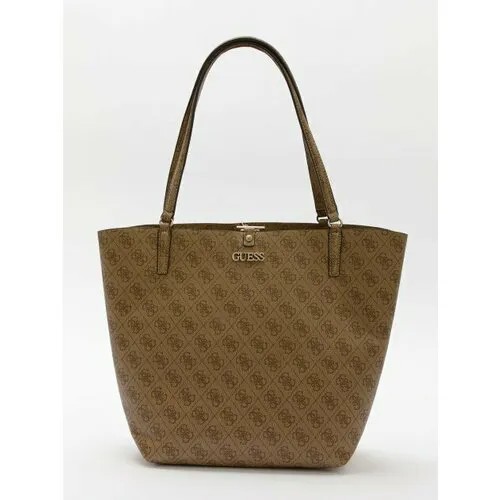 Сумка тоут GUESS, светло-коричневый