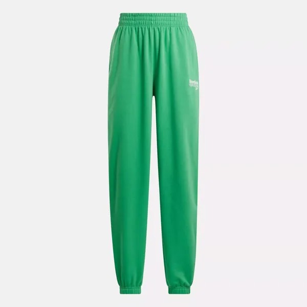 Флисовые брюки Reebok ID Energy, цвет Sport Green