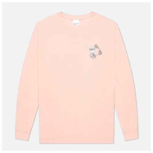 Мужской лонгслив Ripndip Hows My Attitude розовый , Размер M
