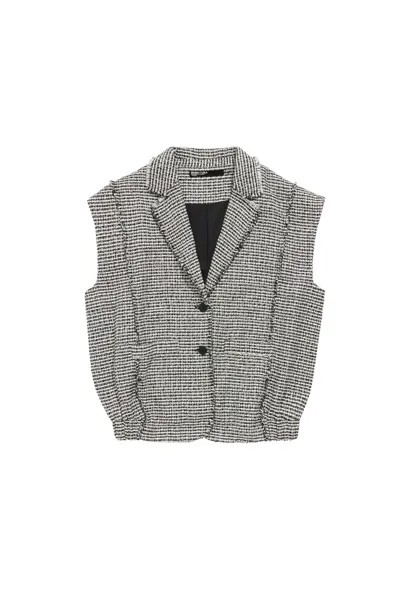 Кардиган DESFLECADO TWEED MARFIL Bimba Y Lola, цвет Marfil