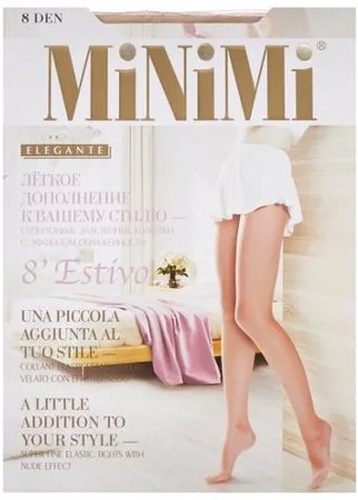 Колготки MiNiMi Estivo (Nudo) 8 den, размер 3-M, daino (бежевый)