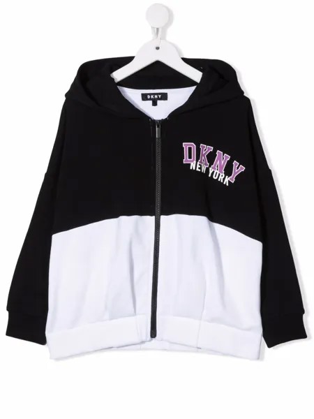 Dkny Kids худи на молнии с логотипом
