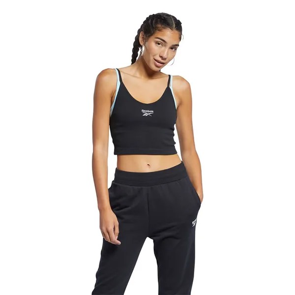 Футболка без рукавов Reebok Classics Foundation Wardrobe Essentials Strappy Rib, черный
