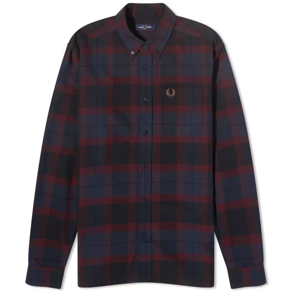 Рубашка Fred Perry Tartan, синий/красный