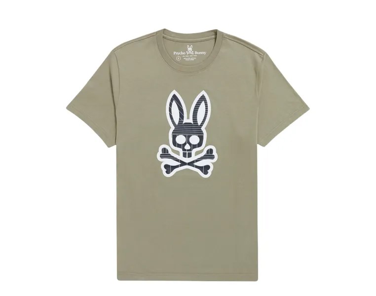 Мужская футболка Psycho Bunny Liam Wet Sand B6U138S1PC-WTD, коричневый