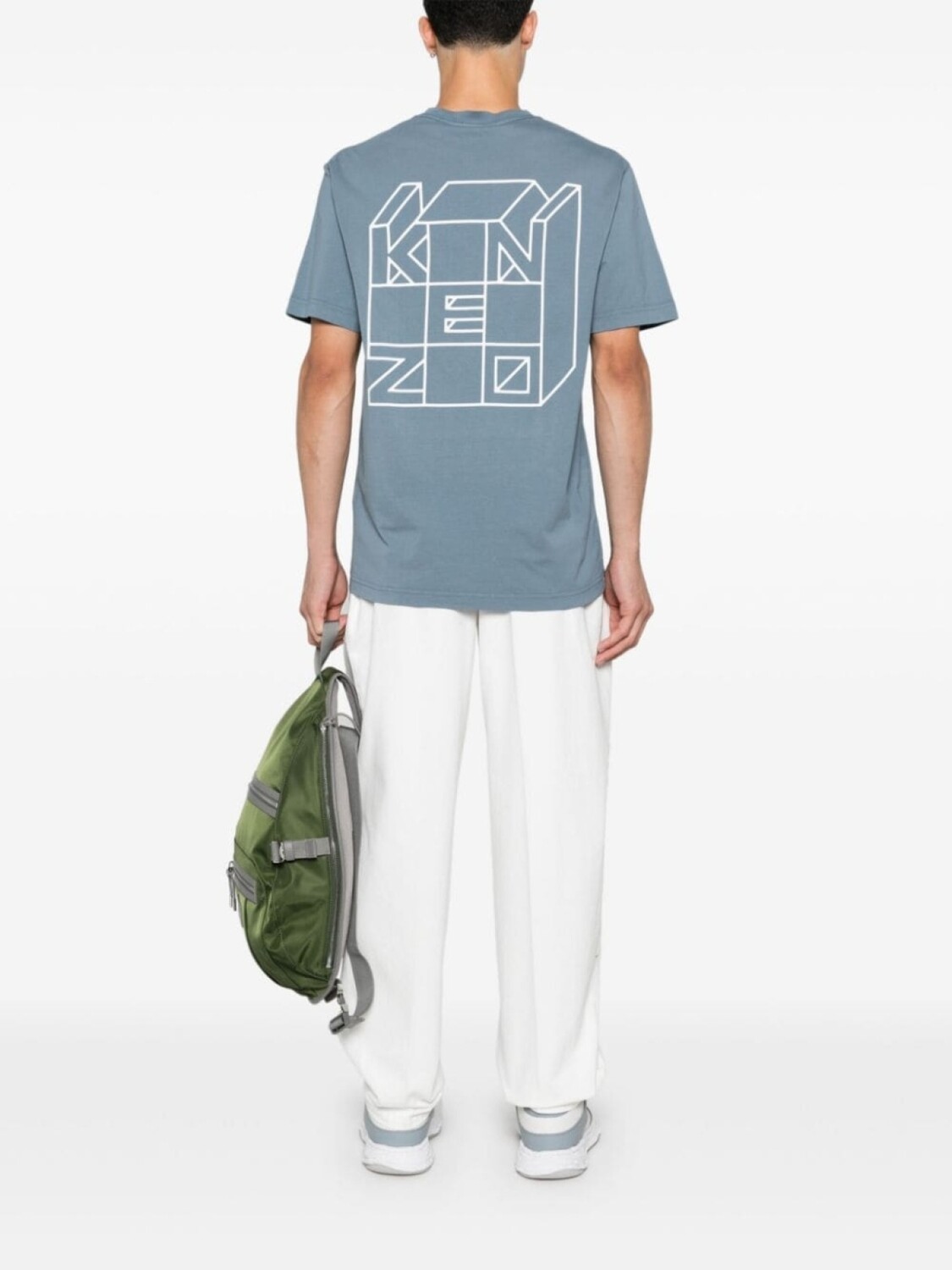 Kenzo футболка Кубе, синий