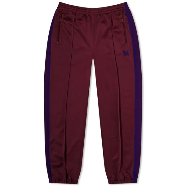 Спортивные брюки Needles Poly Smooth Zipped Track, темно-красный