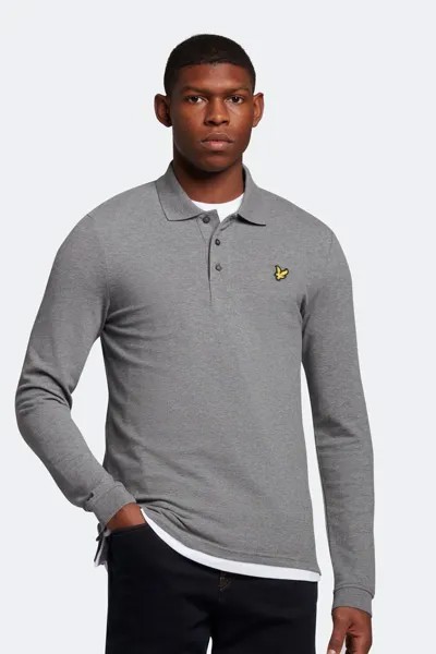 Серая рубашка-поло Lyle & Scott, серый