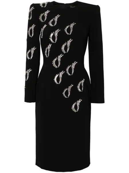 Jenny Packham платье миди Jealous с кристаллами, черный