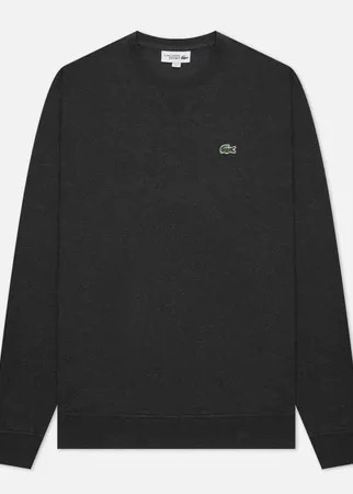 Мужская толстовка Lacoste Sport Cotton Blend Fleece, цвет серый, размер XL