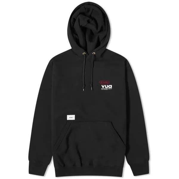 Худи Wtaps 10 Embroided Pullover, черный