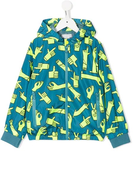 Stella McCartney Kids куртка с принтом