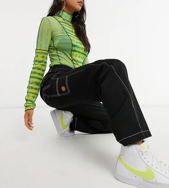 Черные брюки Santa Cruz эксклюзивно для ASOS-Черный