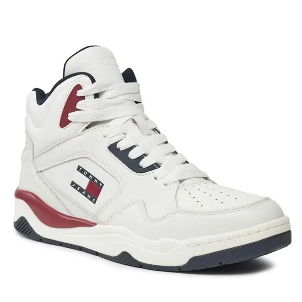 Кроссовки Tommy Jeans TjmBasket Mid, темно-синий