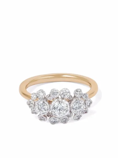 Annoushka кольцо из белого и желтого золота с бриллиантами