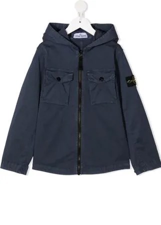 Stone Island Junior куртка карго с нашивкой-логотипом