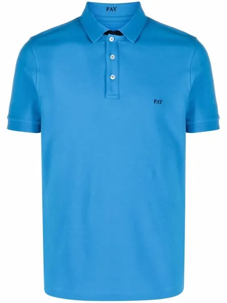 Fay embroidered-logo polo shirt