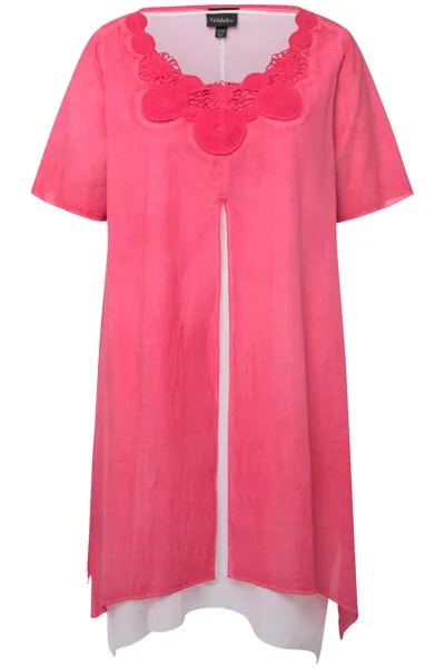 Платье Ulla Popken Midi, цвет dunkles pink