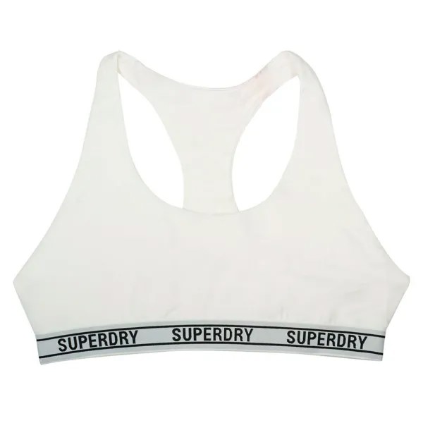 Бюстгальтер Superdry Crop, белый